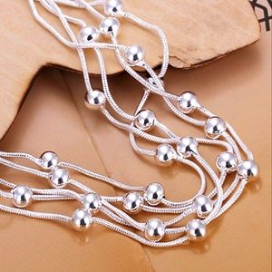 Sterling silver bracelet with bead like detail